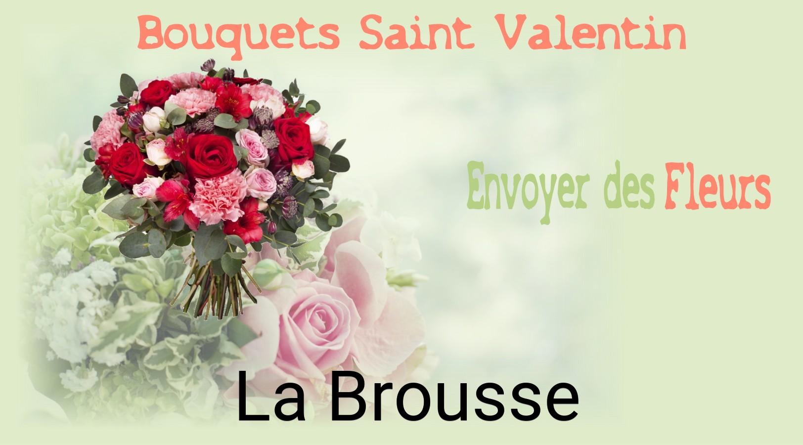 Roses de Saint-Valentin livrées à La Brousse